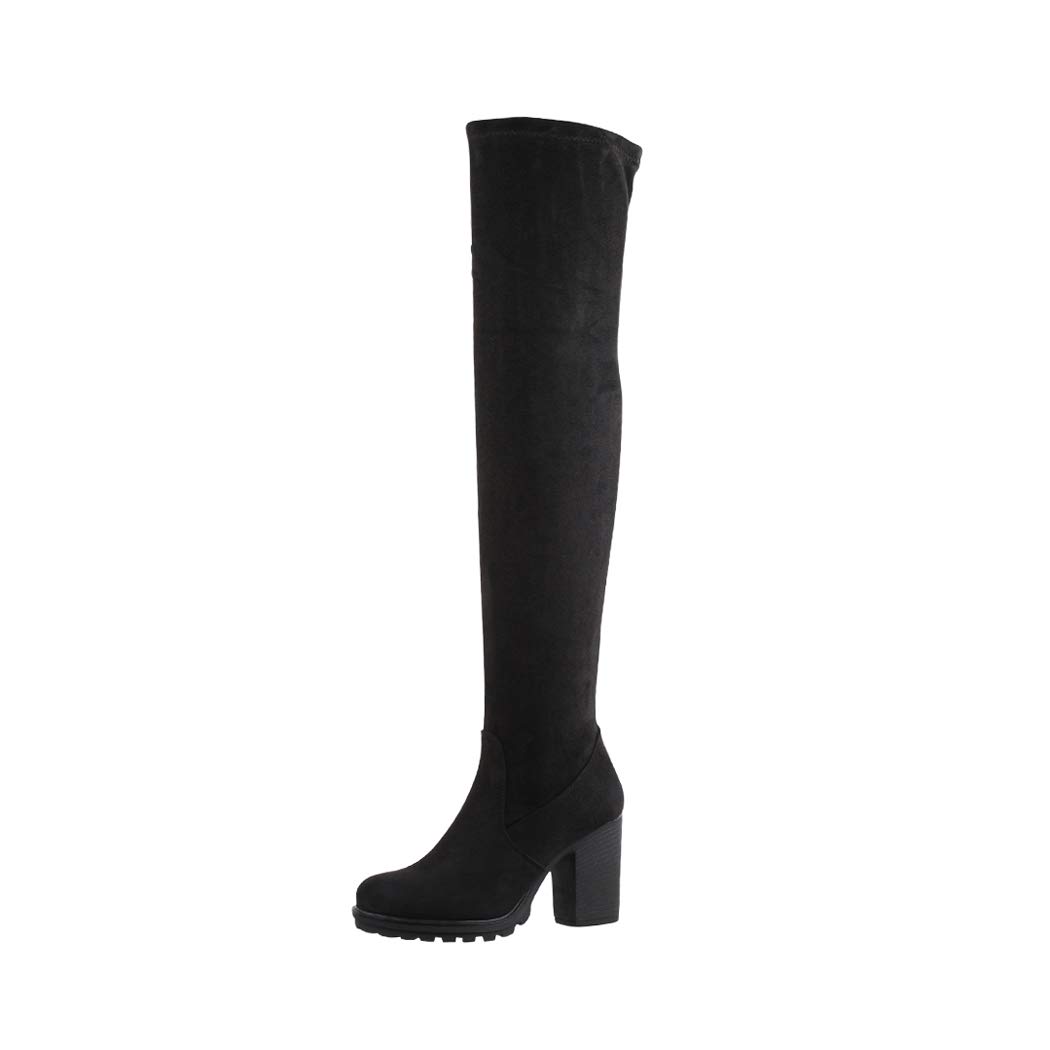 Elara Bottes Femme à Talons Hauts Chunkyrayan