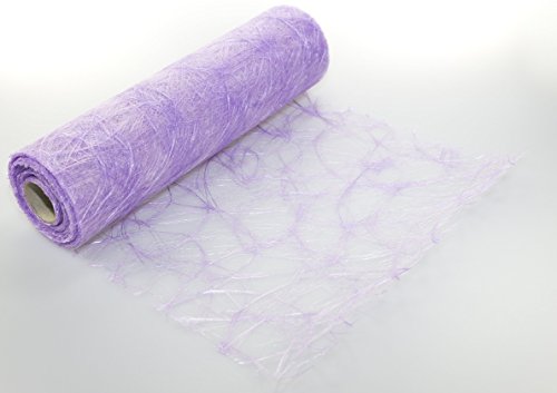 Protinam Sizoweb table runner, 30 cm wide, 5 m or 20 m long, various colours, great for decorations, Plastic, flieder 5300, 5m