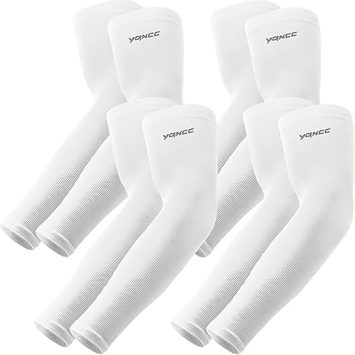 YQXCC Arm Sleeves Cooling UV Sun Protection Sport Compression for Men Women