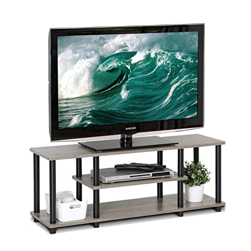 undefined フリノ(Furinno) テレビ台 ターンNチューブ フレンチオークグレー/ブラック 3段 50インチまで対応 【日本正規輸入品】 の商品画像 2