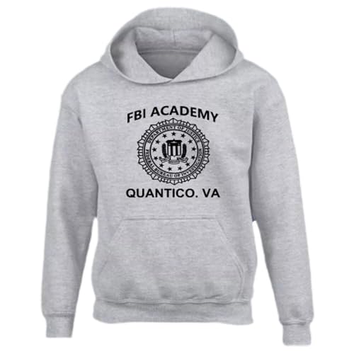 Bild: fffresttv FBI Academy Quantico VA Men's Grey Hoodie Sweatshirt Size S-3XL Grey XL f�r 40,99 EUR bei amazon.de
