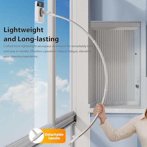 Kit de limpieza de ventanas para apartamentos con escurridor extensible al aire libre 3