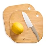Home Mini Cutting Board Small Fruit Cutting Board Solid Bamboo Wood Board For Baby infant dormitoryＩSet of 2