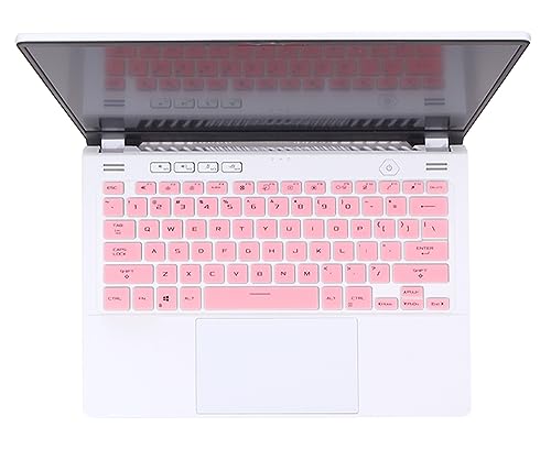 Protector de Teclado de Silicona para ASUS ROG Series Rosa miniatura 3
