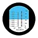 Aquarium Salinity Refractometer with ATC Function,Saltwater Test Kit for Seawater, Pool, Aquarium, Fish Tank...Dual Scale: Specific Gravity & Salt Percent