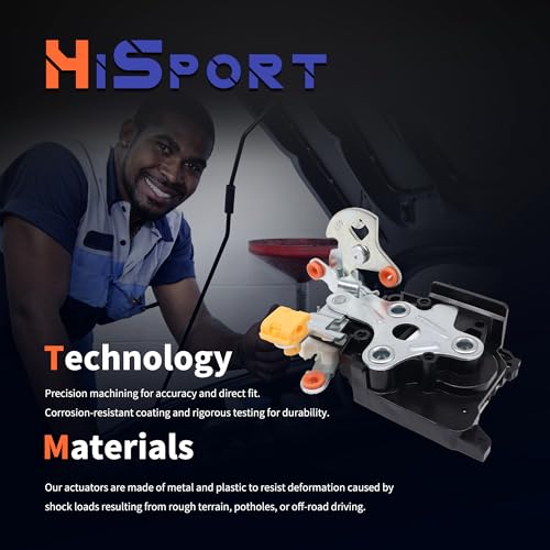 Image of HiSport Door Latch Assembly LH Left Driver Front 15111447 Replacement for Buick Cadillac Chevy GMC Sonoma S10 Pickup Caprice Deville Roadmaster Cruiser