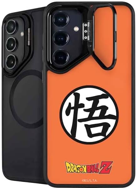 Skinit Kickstand Phone Case Compatible with Galaxy S25 Plus - Officially Licensed Dragon Ball Z Goku Iconic Kanji Symbol Design