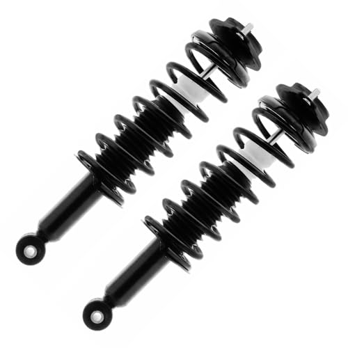 Image of Detroit Axle - 6pc Struts Sway Bars for 2008-2011 Subaru Impreza, 4 Front Rear Struts with Coil Spring 2 Front Sway Bar End Links 2009 2010 Replacement Suspension Kit