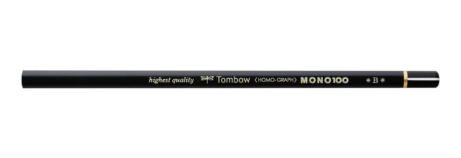 Tombow Mono 100 Hexagonal Pencil Lead 2 mm Unbreakable B Pack of 1