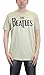 The Beatles Distressed Logo Sand Men's T-Shirt - X-Large