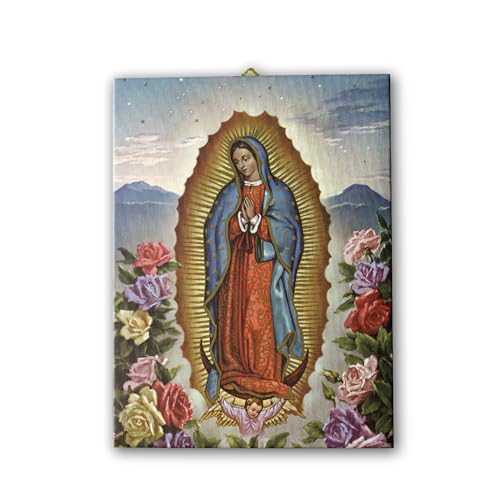 Toile Madonna di Guadalupe tableau religieux Frères Bonella