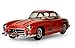 Produktbild IXO Collections 1:8 IXO Mercedes 300 SL Rot - Modellbau, Standmodellbau, hochwertiger Bausatz, Modellbausatz, 602 Teile