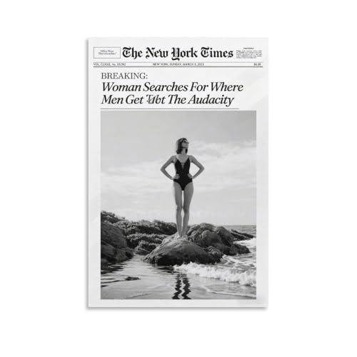 Retro Nostalgic Magazine Headline News Women Explore The Reasons Why