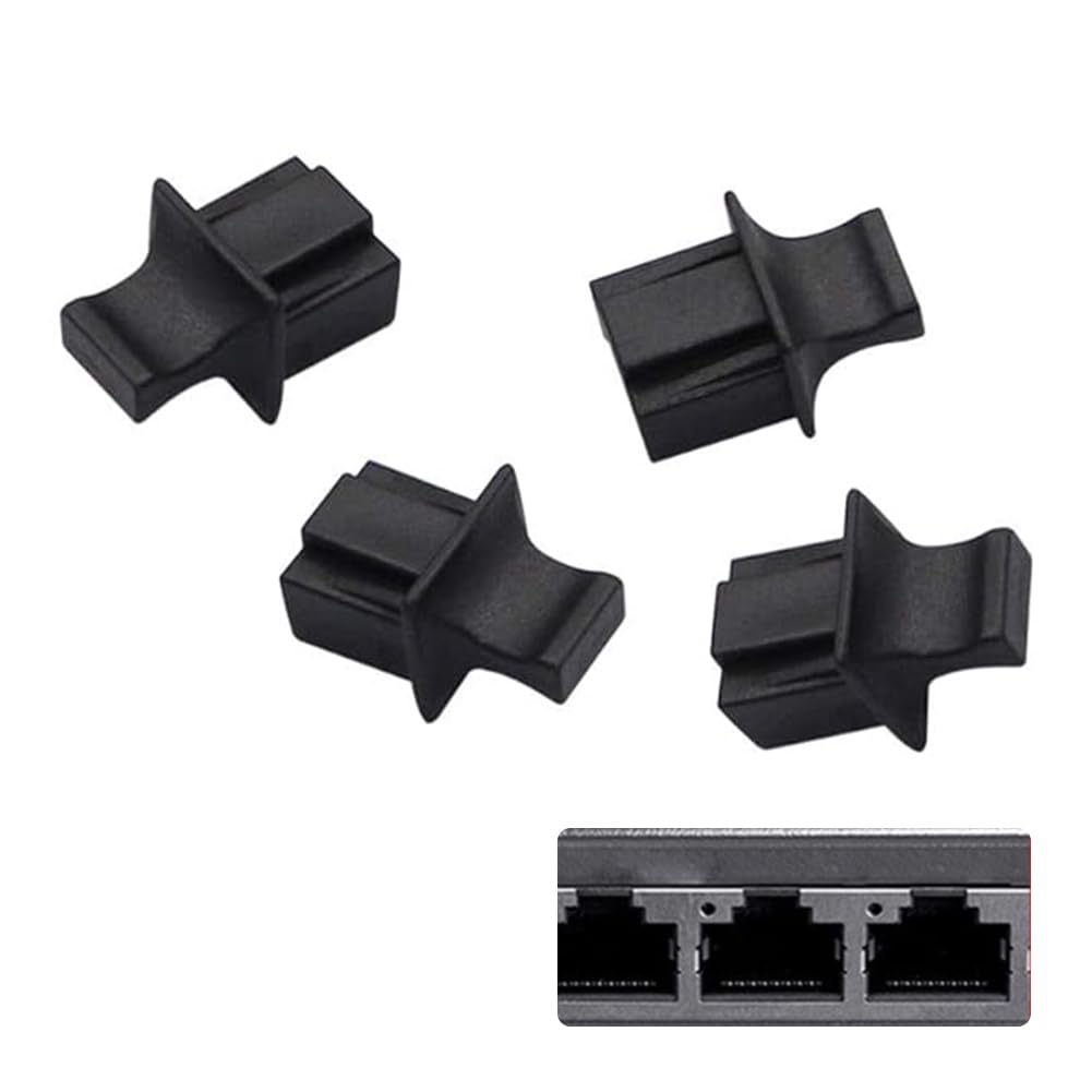 Bouchon Anti-poussière En Silicone Pour Port Ethernet RJ45 / Bouchon Anti- Poussière Pour Prise USB RJ45 / Cache Anti-poussière En Caoutchouc Silicone RJ45