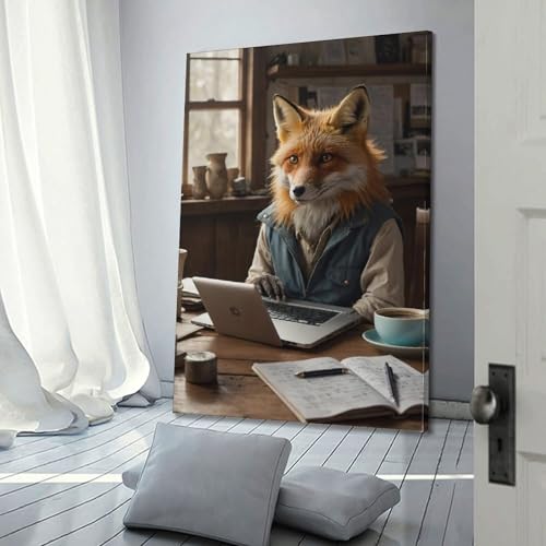 Décoration murale moderne Mr. Fox Impression Toile Premium