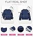 Dokotoo School Outfits for Teachers Early Fall Fashion Crewneck Bell Sleeve Solid Cute Pullover Sweaters Oversized Contrast Stitch Ribbed Knit Long Sleeve Cozy Relaxed Loose Jumper Tops Blue Large