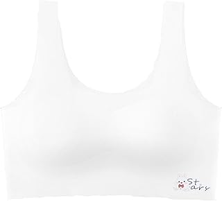 Calzoncillos para niños 140 sujetadores de entrenamiento para niñas Sujetadores deportivos para niñas adolescentes Cómodos y suaves sujetadores de color sólido para niñas Ropa interior juvenil