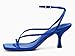 PiePieBuy Women's Lace Up Heeled Sandals Square Flip Flop High Heels Strappy Party Shoes