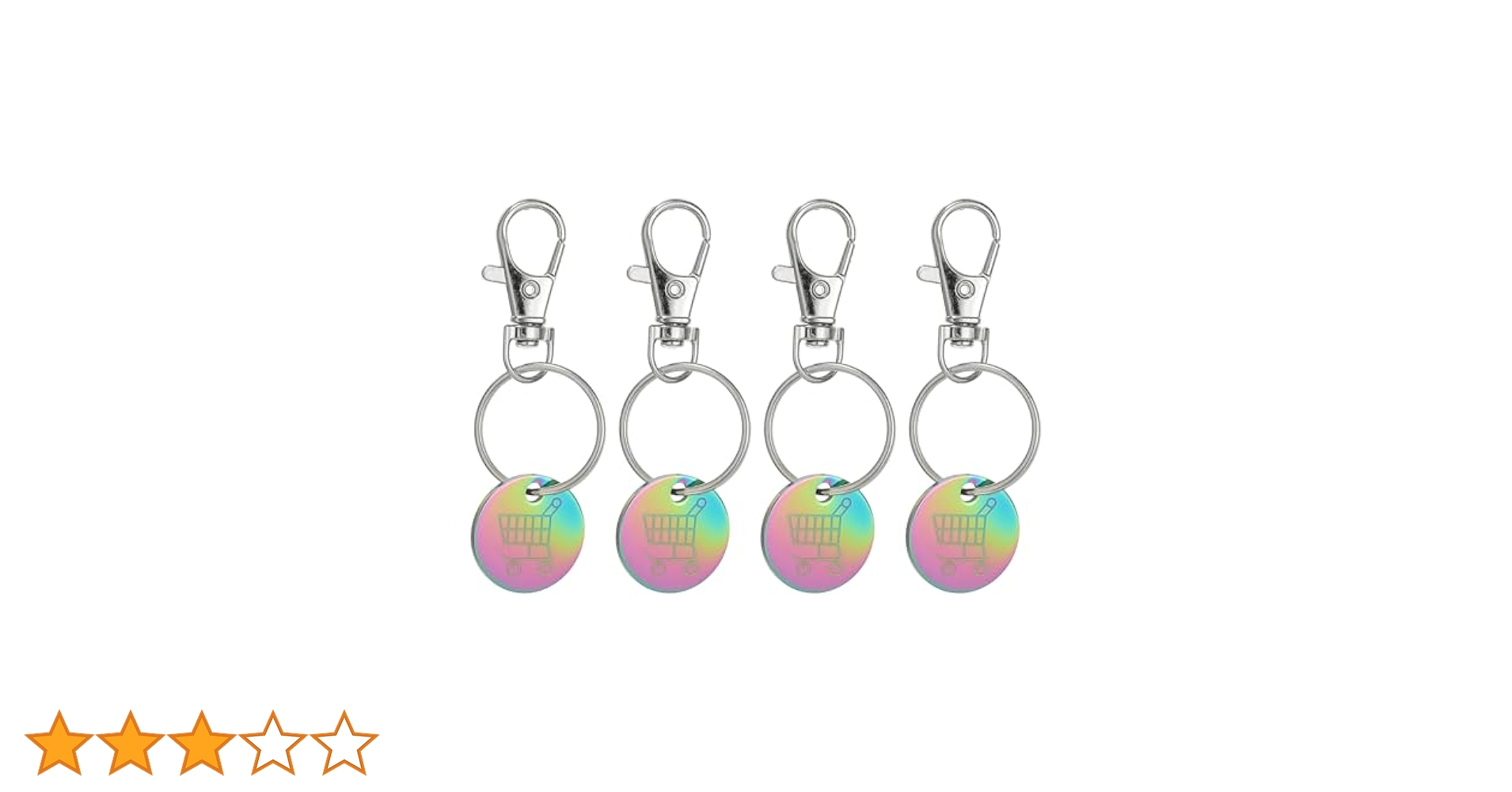 ステンレス宝物トークン+アクリルカードケースキーホルダー(通報