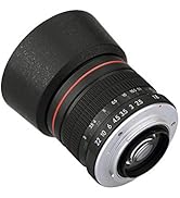 Lightdow 85mm F1.8 Medium Telephoto Manual Focus Full Frame Portrait Lens for Nikon D7500 D7200 D...