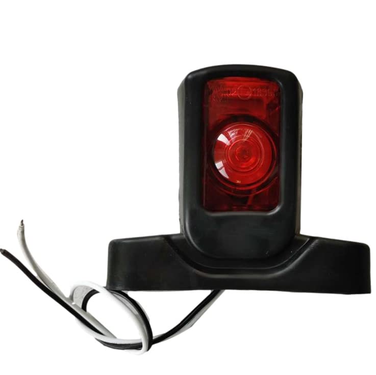 10-30 V Truck per Camion per Automobili Caravan Furgone 3 Faccia Rossa Ambra Rosso 4 Marcatore A LED Light Contorno Lampexternal Lampexternal 24V,Single