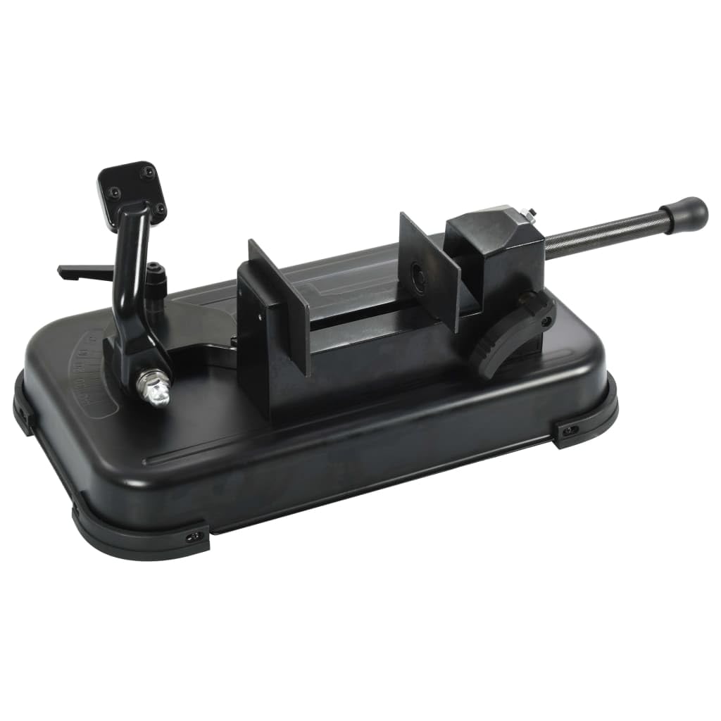 vidaXL Sega a Nastro con Base e Custodia Portatile Rapida Precisa Versatile Struttura Robusta Velocità Tavolo Inclinabile Saracco Seghetto in Acciaio