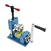 Jewelry Rolling Mill Machine, Manual Combination Rolling Mill, Flat Rolling Mill Ring Bracelet Bender Tool Jewelry Press Marking Tool for Metal Jewelry Sheet Square Semicircle Pattern (Blue B)