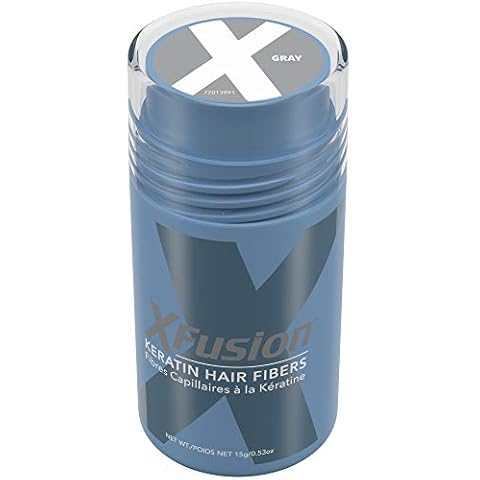 XFusion Keratin Hair Fibers - Gray Cover