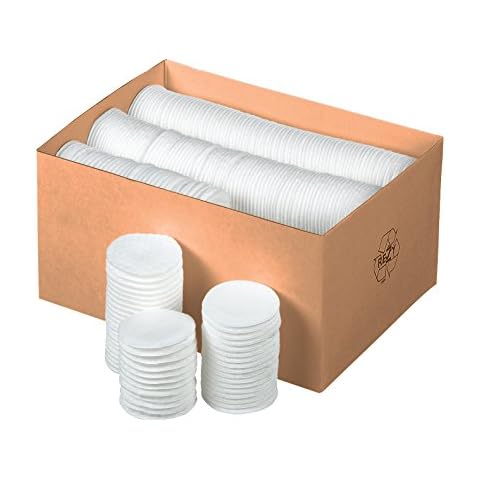 Comair 7001255 Wattepads, 500 stück, 100% Baumwolle Cover