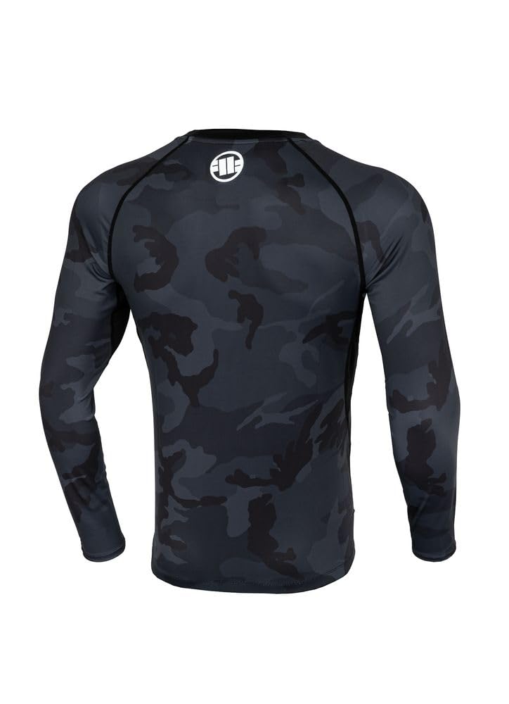 Pitbull Koszulka męska z długim rękawem Rashguard Gym Sport Pit Bull West Coast ADCC Camo