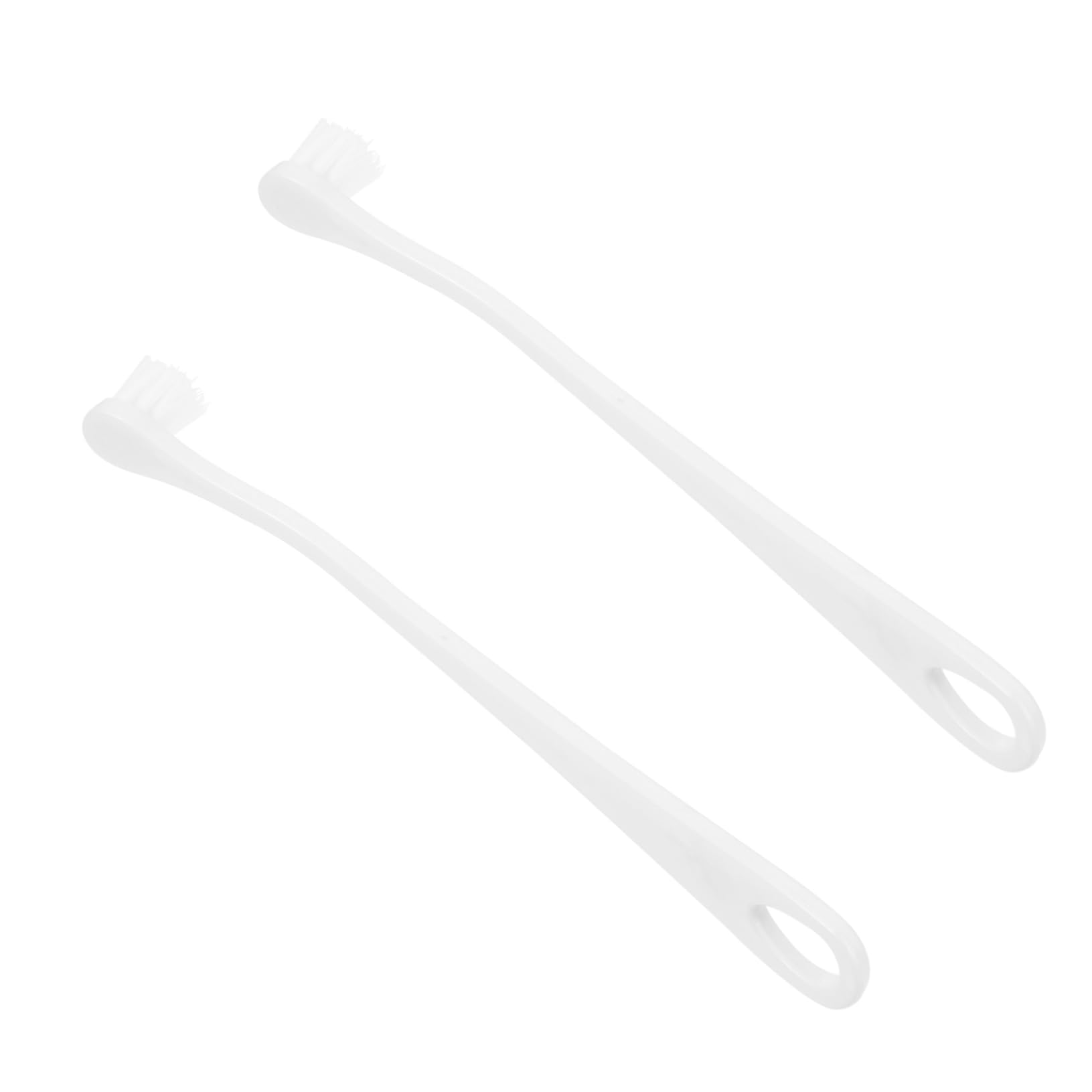 BESPORTBLE Care for Pets 2 Soft Bristle Toothbrushes for Dogs and Cats Long Handle for Easy Use