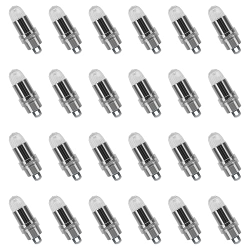 24x Battery Operated LED Party Lights Seasonal Lighting for Balloons Paper Lanterns, Waterproof - Warm White