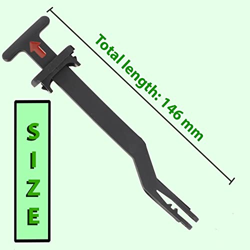 AERZETIX - C65442 - Griff, Motorhaubenentriegelung - länge 146 mm - aus glasfaserverstärktem kunststoff - kompatibel mit Vw 3B0 823 593D, 3B0823593D01C