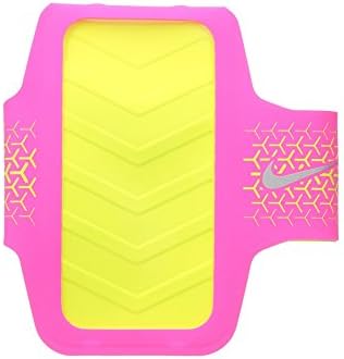 Nike Womens Challenger Arm Band Hyper Pink/Volt/Silver One Size
