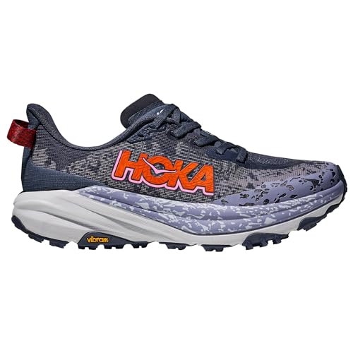 Hoka Women's Speedgoat 6 Sneaker, Nautical Dusk/Sea Ice, 8