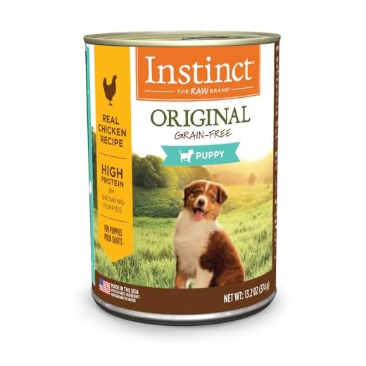 Instinct Original Puppy, Wet Dog Food, Grain Free Recipe - Real Chicken, 13.2 Ounce (Pack of 6)
