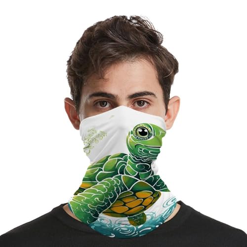 Balaclava elástica con estampado de tortuga para clima frío, mascarilla facial, bufanda para cuello, bandana cortavientos para hombres y mujeres, ideal para motocicleta, ciclismo, esquí y fiestas miniatura 4