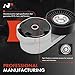 A-Premium Belt Tensioner Assembly with Pulley Compatible with Chrysler Town & Country 2011-2016 & Dodge Challenger, Charger, Durango, Grand Caravan, Journey & Jeep Grand Cherokee & Ram 1500, C/V