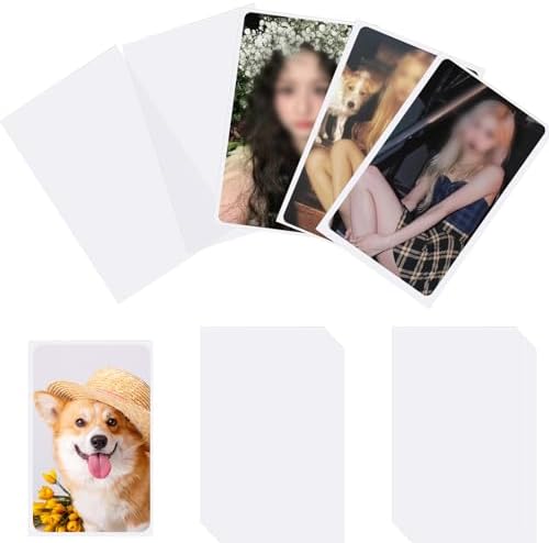 100 fundas para tarjetas fotográficas, 57 x 88 mm,Fundas Para Car...