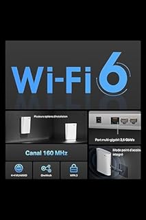 TP-Link Répéteur WiFi 6 Mesh AX6000 Mbps bi-Bande RE900XD, 160 MHz, Port 2.5 Gigabit, MU-MIMO, Compatible avec Les Box Internet, Profitez du WiFi 6 sans Changer Votre Box