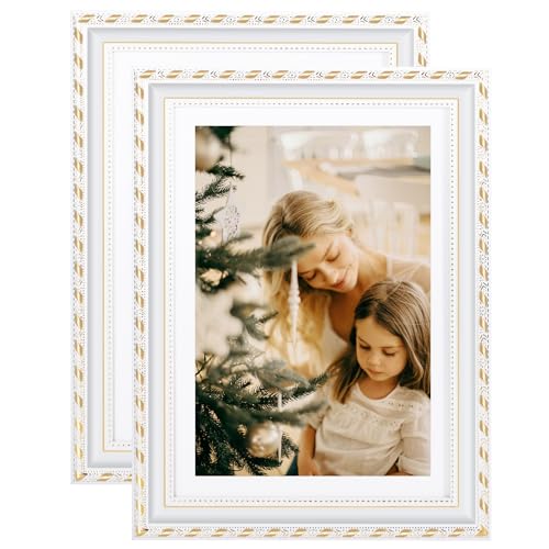 Rieeyrslza Cadre Photo Vintage Antique A4 Lot de 2,...