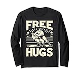 Free Hugs Funny Wrestling Fight Quote Retro Vintage Wrestler. Per l