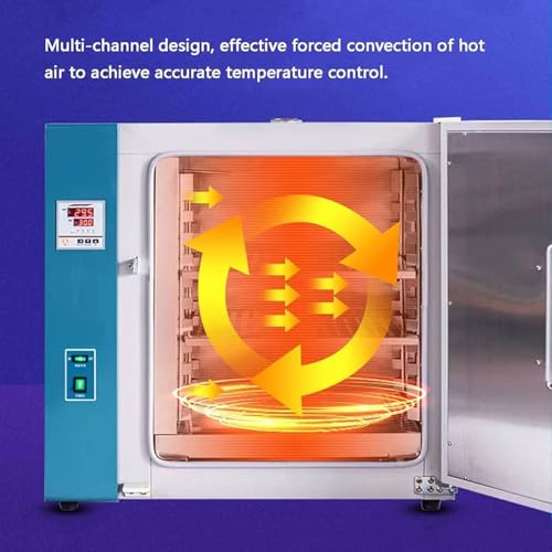 YANDDEA Laboratory Drying Oven Forced Air Convection - Constant Temperature Blast Drying Oven For Industrial & Scientific Use, Lab Oven,15L