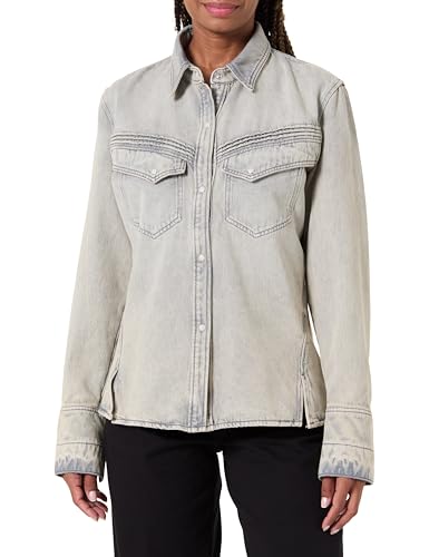 Boss C_dnm Slim Shirt Jeans_Blouse, 020gris, S Mujeres