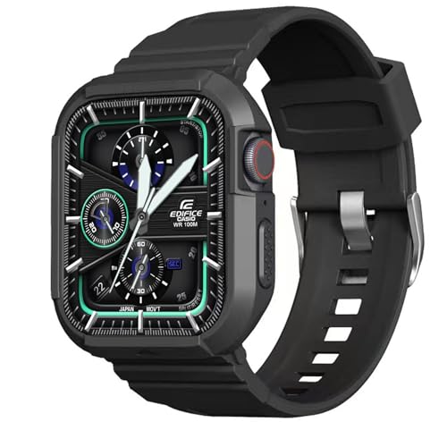 YAODLE For Apple Watch oh 46mm 45mm 44mm 42mm AbvEHb` oh ϏՌ PC TPU d\ RpO[h̕ی  Ռ z ϋv h~ ȒP Series 11/10/9/8/7/6