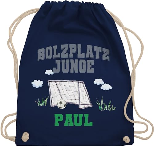 Turnbeutel Rucksack - Fußball - Taschen - Bolzplatz Junge...