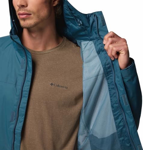 Image of Columbia Men Omni-Tech Watertight II Rain Jacket for Hiking | Trekking | Waterproof