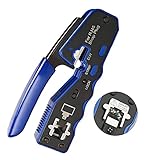 Handgriffe der Anschlüsse Drahtende quetschverbindenzange Handermüdung zu reduzieren und verhindern ein Verrutschen beim Abisolieren und Crimpen