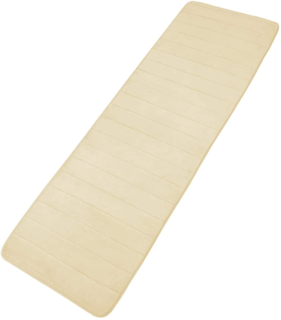 XYWHPGV Alfombrilla de baño Antideslizante de Espuma viscoelástica Alfombras Suaves para el Suelo del baño Alfombra de Goma Absorbente de Goma Absorbente y Lavable de Secado rápido para la Cocina y e