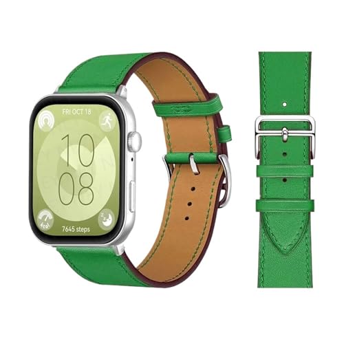 Bracelet Watch Fit 3 en Cuir Italien Chic | Look Rétro Élégant